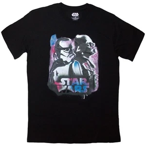 Camiseta oficial de neón Star Wars Vader & Trooper para hombre - Imagen 1 de 4