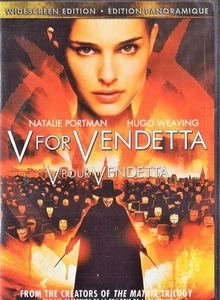V For Vendetta (Widescreen) (DVD) Natalie Portman Hugo Weaving Rupert Graves - Picture 1 of 1