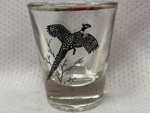 Ringneck Pheseant Shot Glass for Hunters Ducks Collectables - Picture 1 of 7
