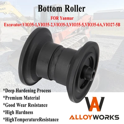 Rolo inferior FIT Yanmar VIO35 VIO35-1,VIO35-2,VIO35-3,VIO35-5/VIO35-6A VIO27-5B - Imagem 1 de 4