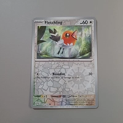 POKEMON Card - Fletchling 163/193 - Reverse Holo - Paldea Evolved - NM - Image 1 of 2