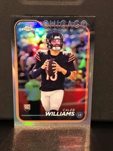 2024 Topps cromo #202 Caleb Williams refractor radiocontrol novato - Imagen 1 de 2