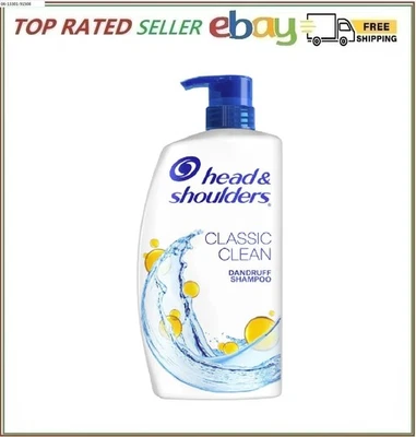 Champú Head & Shoulders Anticaspa Clásico Limpieza con Vitamina E, 38,8 fl. oz Foto 1 de 4