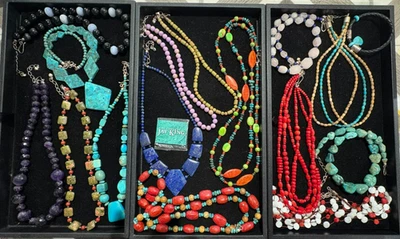 Lote de Joyería Comercial Jay King/Rosa del Desierto De Colección - Collares Pulsera Foto 1 de 4