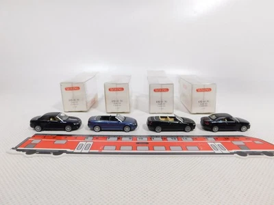 4X Wiking H0 1:87 Cabrio Audi A4 132 01 30 132 02 30 Ecc Mint+Box #DN349-0,5 - Immagine 1 di 4