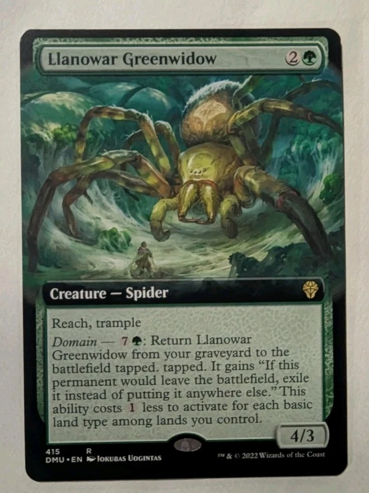 Llanowar Greenwidow (Extended Art) Dominaria United - MTG RARE - Image 1 of 1