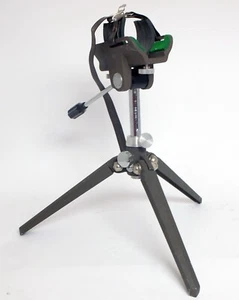 Vintage Microphone Compact Metal Folding Tripod Stand - Picture 1 of 2
