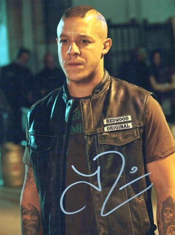 THEO ROSSI  signed Autograph 20x25 cm "Sons of Anarchy" In Person Cover