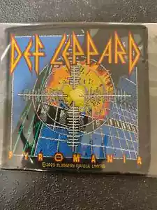 DEF LEPPARD PYROMANIA WOVEN SEW ON PATCH OFFICIALLY LICENSED - Picture 1 of 6