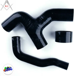 For 00-06 Subaru WRX GDB VER 7-9 Y-pipe Black Silicone Intercooler Turbo Hose - Picture 1 of 3
