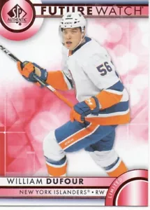 23-24 2023-24 SP Authentic William Dufour RED Future Watch ROOKIE #190-Isles - Bild 1 von 1