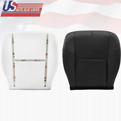 Chevrolet Tahoe LT 2007 2008 2009 2010 parte inferior del conductor cubierta de cuero y espuma negra Foto 1 de 4