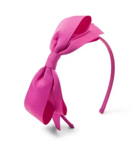 Janie and Jack Baby/Toddler Girls One Size Headband with Large Bow Fushcia $16 - Picture 1 of 6