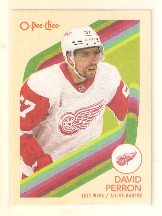 David Perron 2023-24 O-Pee-Chee Retro Parallel #190 Red Wings - Image 1 of 1