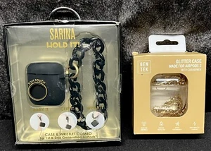 Sarina Case & Wristlet Combo (Gen 1 & 2) + Glitter Case for (2nd Gen) Airpods - Photo 1 sur 4