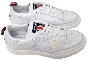 Zapatillas deportivas REEBOK Classics Club C 85 Union Jack para hombre blancas Reino Unido 8 - Imagen 1 de 7