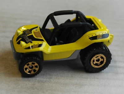 Matchbox Baja Bandit Buggy Giallo Auto Car Dune Buggy Auto Giocattolo Mattel MBX - Immagine 1 di 4
