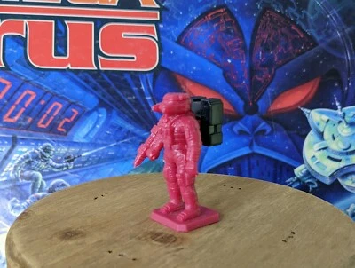 The Omega Virus 2.5" Ficha Roja Juego Parte Pieza MB 1992 Foto 1 de 4