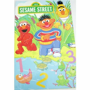 Personalised Childrens Story Book SESAME STREET 123 Xmas Gift Plus free Santa Le - Picture 1 of 2