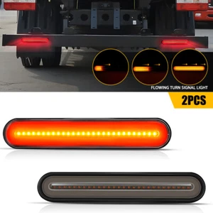 2x 100 LED Neon Tail Lights Sequential Rear Taillight Car Truck Trailer Ute AU - Picture 1 of 10