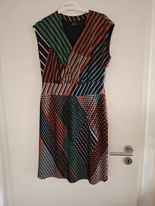 Kleid Madeleine Gr. 38 mehrfarbig, plissiert - Bild 1 von 4
