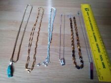 jewellery 6 assorted necklaces