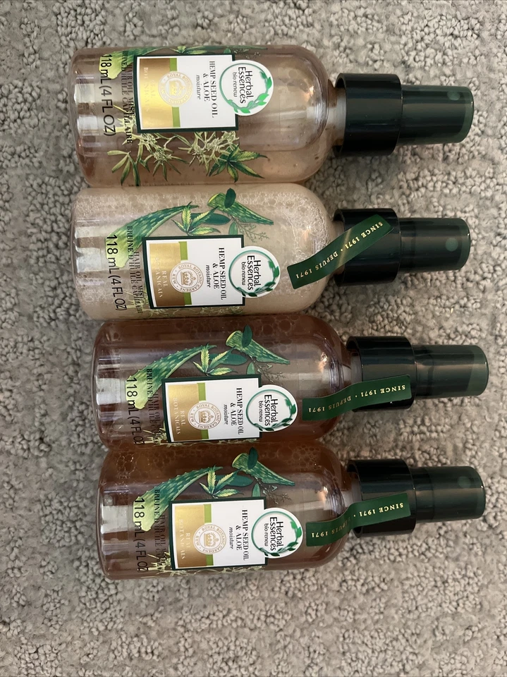 4 Herbal Essences Bio Renew Hemp Seed Oil & Aloe 4oz. Hair Mist Moisturizer Care - Image 1 of 1