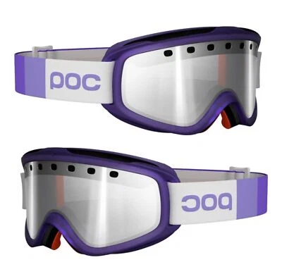 POC Iris Stripes Neon Purple Size S Ski Snowboarding Goggles X1340042 1602S