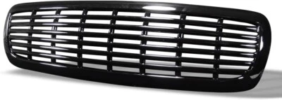 For 97-04 Dodge Dakota/Durango Glossy Black Horizontal Front Bumper Grill Grille - Image 1 of 4