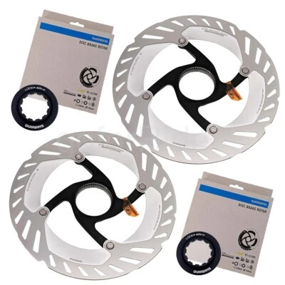 2*Nueva bicicleta gravel Shimano Ultegra GRX RT-CL800 rotores de disco de bloqueo central 160 mm Foto 1 de 4