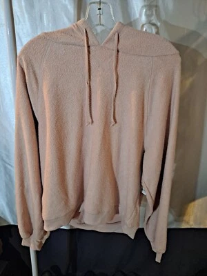 So Jrs. Sudadera con capucha con cordón de lana malva talla grande Foto 1 de 4