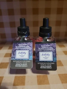 Bath & Body Works BUTTERFLY Wallflowers Fragrance Refill Set of 2 Sealed - Picture 1 of 5