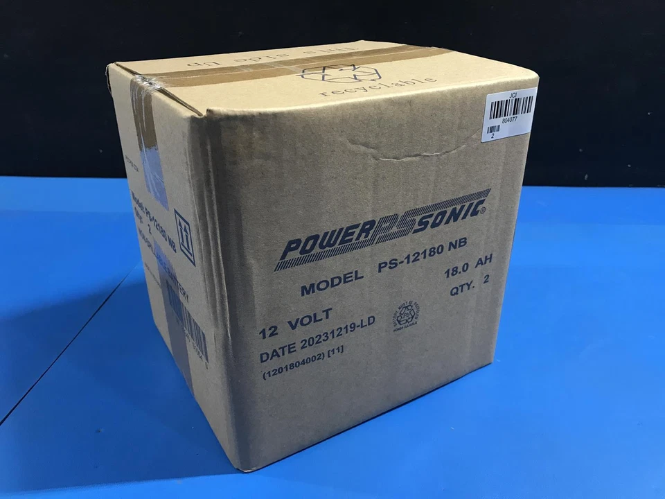 Power-Sonic PS-12180 Battery - 12V 18AH SLA AGM Series