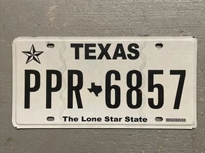 ABGELAUFENES TEXAS NUMMERNSCHILD THE LONE STAR STATE ZUFĂLLIGE BUCHSTABEN - ZAHLEN SCHĂN!!đ€ - Bild 1 von 5