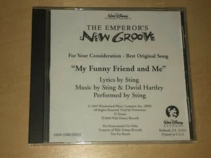 Sting My Funny Friend And Me Emperor's New Groove Promo CD Single Walt Disney - Picture 1 of 5