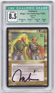 Graded Signed Halfdane CGC 8.5 Legends Artist Melissa Benson MTG Reserved List! - Picture 1 of 2