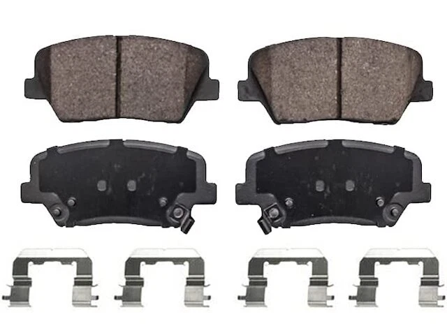 Detroit Axle 19TH42K Front Brake Pad Set Fits 2013-2016 Hyundai Santa Fe Sport - Image 1 of 1