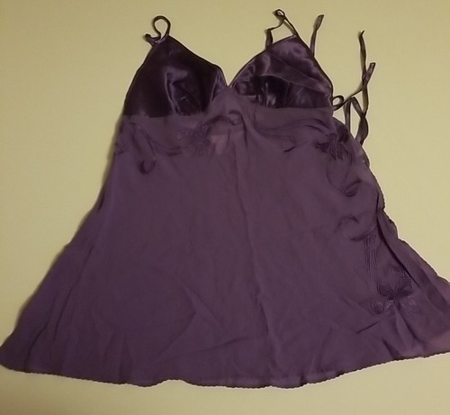 UNDERCOVER Abito vintage Victoria Secret viola XS 100% seta slip Y2K