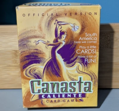 Canasta Caliente Card Game Hot Rummy Original Version 2001 Parker Bros Hasbro - Image 1 of 4