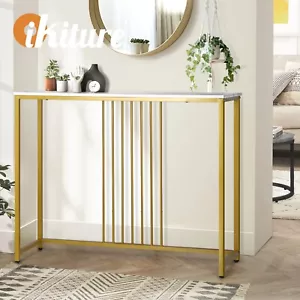 Oikiture Marble Dinning Table Nesting Coffee Side End Table Accent Console Table - Picture 1 of 11