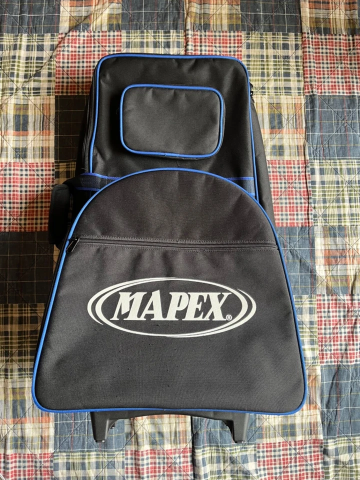 Mapex Rolling Bag Carrying Case for Snare Drum/ Bell Percussion Kit - Image 1 of 4