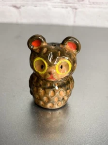 Vintage Eule trägt Gläser Salz "oder" Pfefferstreuer Ersatzstreuer - Bild 1 von 6