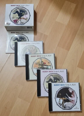 An Alle Schlagzeug-Fans: Buddy Rich - 4 CD Box (wie neu!), remastered +Booklet - Bild 1 von 4