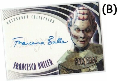 Farscape Season 3 (Three) - A20 Francesca Buller - Raxil Autograph/Auto Card (B) - Image 1 of 3