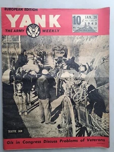 YANK WWII Army Weekly Magazine - January 26, 1945 European Edition - Imagen 1 de 2