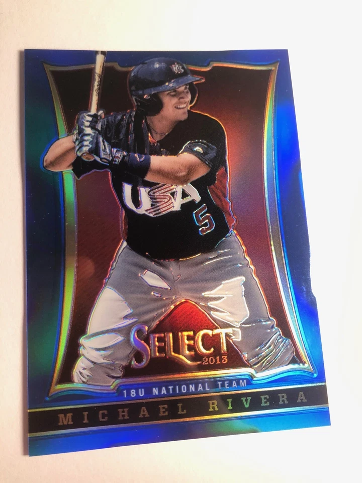 2013 Panini USA Baseball Select Blue Prizm Michael RIvera 98 /199 - Image 1 of 1