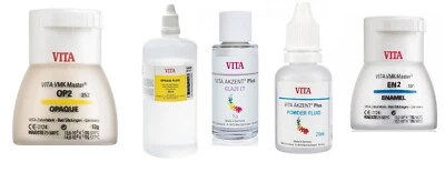 Стоматологические фарфоровые/керамические зубные протезы, бляшки, эмаль и глазурь VITA в одном месте - Изображение 1 из 4
