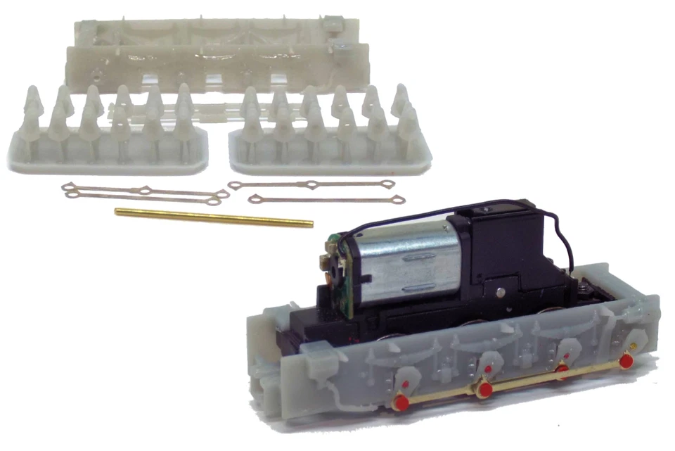 Fourdees Baguley Jack-Shaft Conversion 009 / OO9 Kit for Farish 08 chassis - Image 1 of 2