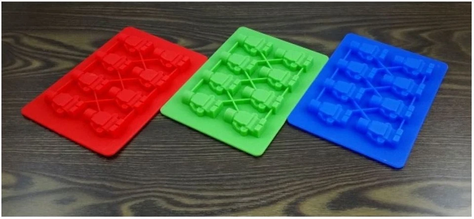  1 xPralinenform Silikon Schokolade 3 D Eiswürfel Konfekt Spiel Man Kinder LEGO - Bild 1 von 1