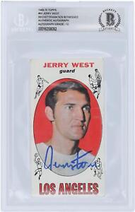 Autographed Jerry West Lakers Basketball Card Item#13168682 COA
